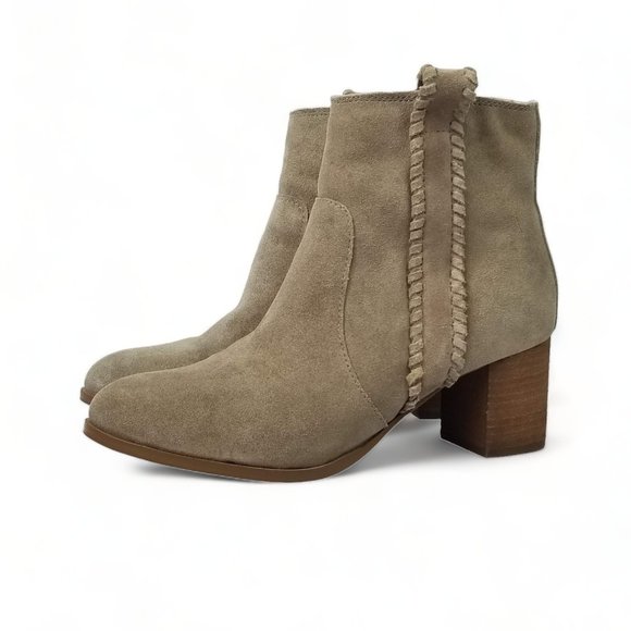 Coconuts By Matisse Trina Suede Ankle Booties Womens Size 8.5 - Picture 6 of 10